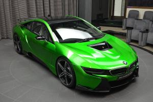 BMW i8 in Lava Green by AC Schnitzer and Abu Dhabi Motors 2016 года
